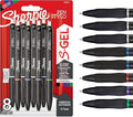 Sharpie S-Gel | Gel Pens | Medium Point (0.7mm) | Assorted Ink Colours | 8 Count