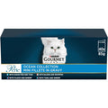 GOURMET Perle Ocean Collection Wet Cat Food 40x85g â€“ Multipack, Complete Adult Nutrition in Gravy, Tuna with Shrimp, Salmon & WhiteFish