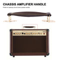Amplifier Leather Handle Strap For AS50D AS100D Guitar AMP Speaker Cabinet(Brown)