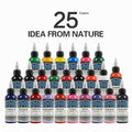 25pcs set 25 Colors Tattoo Ink Set Professional Tattoo Pigment Set Long Lasting Tattoo Painting Tattoo Supplies Professional Supply For Body Art