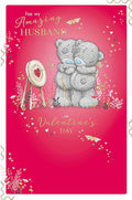 Me to You Tatty Teddy Valentine's Day 'For My Amazing Husband' Card 6 x 9" - Official Collection