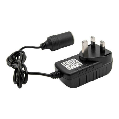 Car Cigarette Lighter 240V Mains Plug to 12V Socket Adapter AC/DC
