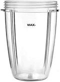 Juicer Cups for NutriBullet Replacement Parts 600w 900W 18OZ 24OZ 32OZ Clear Mugs Blender Juicer Mixer-(18OZ)