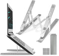 Laptop Stand for Desk, Ergonomic Adjustable Laptop Riser, Aluminum Portable Laptops Holder, Compatible with Macbook, Lenovo, Dell, HP, Air Pro, Samsung and More 10-15.6" Notebook & Tablet