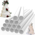 14 Pcs Plastic Cake Dowels, 9.5 Inch White Plastic Cake Supports Rods