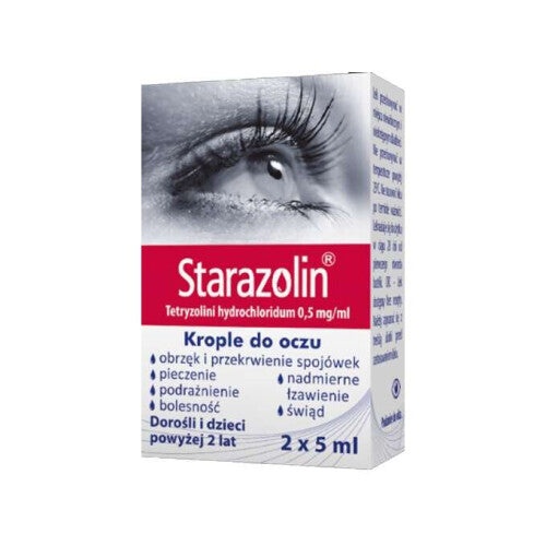 STARAZOLIN immediate relief for irritated eyes - 2x5ml