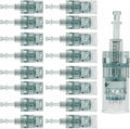 Dr. Pen Ultima M8 Replacement Cartridges - Authentic Dermal Renewal Tips for Dr. Pen M8 Model, 16 Pcs Disposable Micro-Tip Cartridges