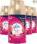 Glade Automatic Air Freshener Refills, Room Spray & Odour Eliminator, Bubbly Berry Splash, Pack of 4 (4 x 269 ml)
