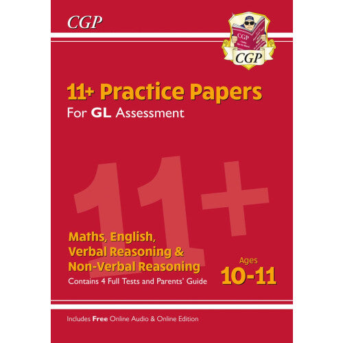 11+ GL Practice Papers Mixed Pack - Ages 10-11 (with Parents' Guide & Online Edition): for the 2026 exams (CGP GL 11+ Ages 10-11)