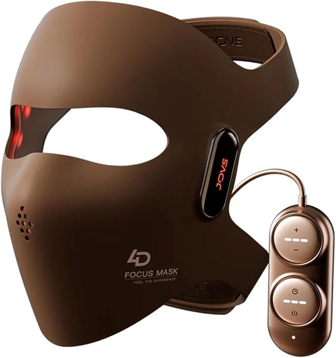 JOVS 4D Light Beauty Mask for Facial Skin Care - Hands-Free Cosmetic Device for Home Use