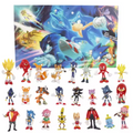 Sonic Figures 24 Days Countdown Advent Calendar Toys Xmas Gifts