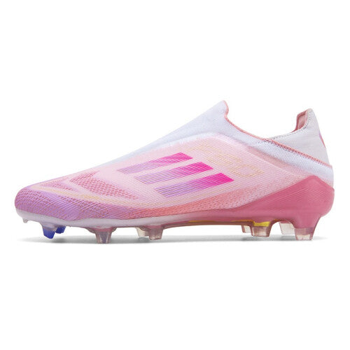 (2465-Long Spikes-Pink, 40) HKEDES Soccer Cleats for Mens Womens Indoor Turf Soccer Shoes Youth AG TF Training Football Boots Unisex