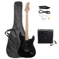 New Glarry GST Stylish Electric Guitar Kits Bag+Strap+Power Cord+Amplifier AMP