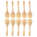 10Pcs Maracas Hand Percussion Rattles DIY Wood with Crisp Blow Sound for Music Party Favors