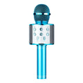(Blue) winwin Wireless Bluetooth Karaoke Microphone for Kids Adult Singing with Record Function