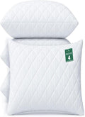 Adam Home Cushion Inserts 45cm x 45cm (18" x 18" inches) 4 Pack Hotel Quality Polycotton Quilted Cover Hypoallergenic Fluffy White Cushions Inner Bounce Back Hollowfibre Cushion Pads for Sofa