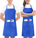 Utopia Kitchen Adjustable Bib Apron with 2 Pockets Waterdrop Resistant Chef Cooking Kitchen Aprons Women, Men with Long Ties
