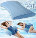 Lumbar Support Pillow for Bed Relief Back Pain: Lower Back Pillow for Sleeping - Cooling Memory Foam Waist Pillow - Back Wedge pillow for Side, Back&Stomach Sleepers - Car Seat Cushions for Car, Sofa