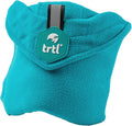 trtl Pillow Junior - Kids Travel Pillow - With Built-in Head and Neck Support - Comfortable Kids Neck Pillow for Traveling - Compact and Machine-Washable - Aqua