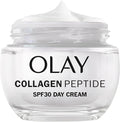 Olay Collagen Peptide Face Moisturiser Day Cream SPF30 - Skincare for Women, Niacinamide 99% Purity, Antioxidant Vitamin E, Advanced Anti-Aging Moisturiser; Strengthens, Restores, Hydrating, 50ml