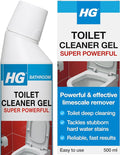 HG Toilet Cleaner Gel Super Powerful, Limescale & Stain Remover – 500ml