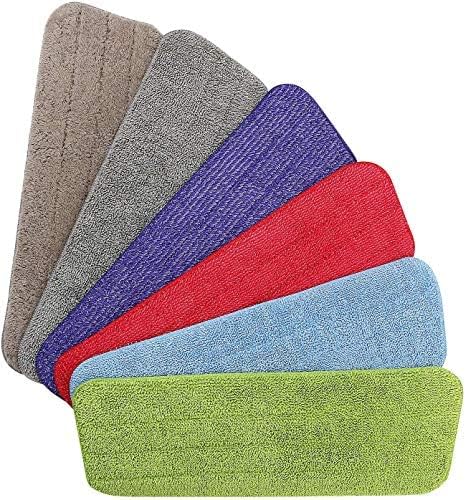Vicloon Mop Pads, 6 PCS Microfiber Replacement Pads Fit for All Spray & Reveal Mops - Washable (Multicolor)