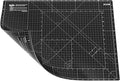 ANSIO Craft Cutting Mat Self Healing A2 Double Sided 5 Layers - Quilting, Sewing, Scrapbooking, Fabric & Papercraft - Imperial/Metric 22.5 Inch x 17 Inch / 59cm x 44cm - Black