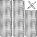 100PCS Split Key Rings, Key Rings Bulk for Keychain and Crafts, 1 inch (25mm)