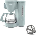 Tefal Morning Filter Coffee Maker - Eucalyptus, 1.25L Capacity, Permanent Reusable Filter, Drip-Stop System, Keep-Warm Function, Easy Fill Water Tank, 1000W, CM2M13G0