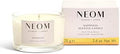 Neom- Happiness Scented Candle, Travel Size | Essential Oil Aromatherapy Candle | Neroli, Mimosa & Lemon | Scent to Make You Happy,White,1101175