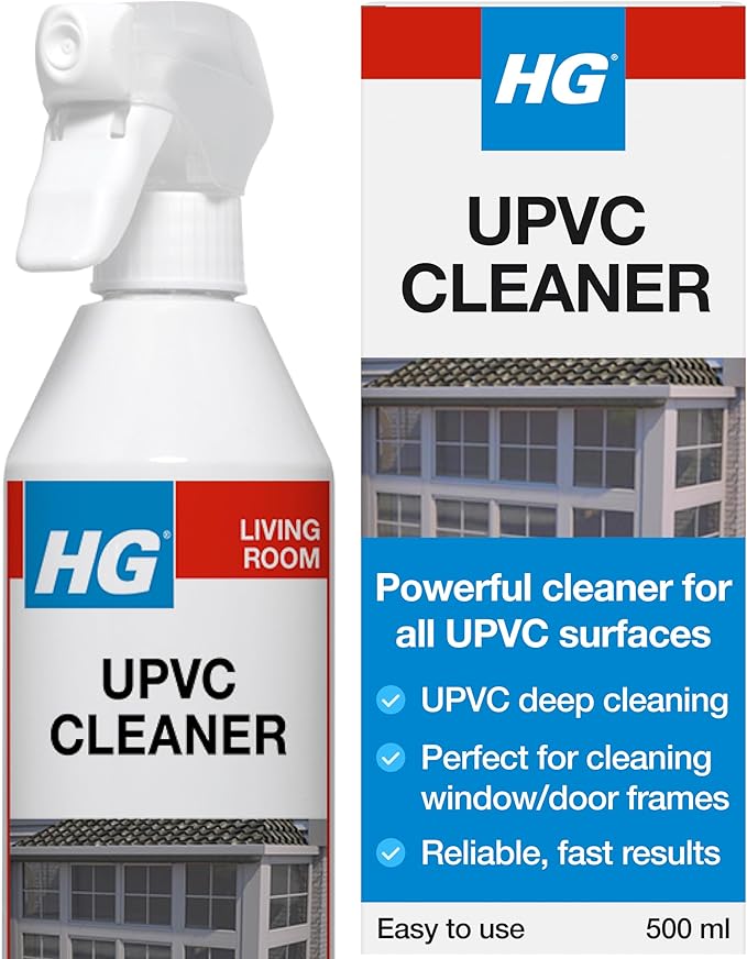 HG UPVC Powerful Cleaner, Quick & Easy, Ideal for Doors & Window Frames – 500ml