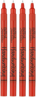 Berol Handwriting Pens (PACK OF 4) DARK BLUE INK