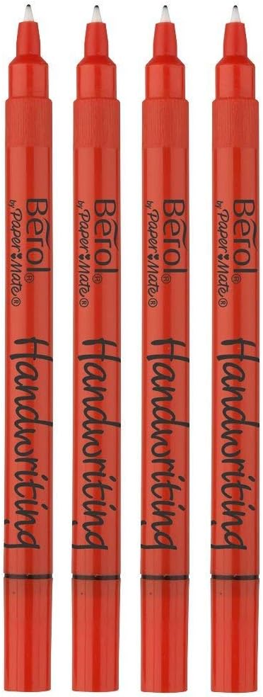 Berol Handwriting Pens (PACK OF 4) DARK BLUE INK