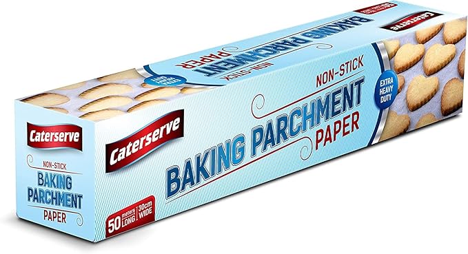 Baking Paper | 50m Baking Parchment Paper | Premium Quality Greaseproof Paper for Kitchen Use,Oven Safe and Food Grade Material | Perfect for Pastries, Catering | by Caterserve
