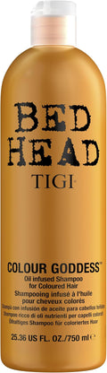 Bed Head by TIGI 750ml Colour Goddess Shampoo - XXL Colour Protect, Salon Professional Shampoo for Dry, Damaged and Coloured Hair, Enhances Gloss and Shine for Smooth Frizz Control and Deep Moisture