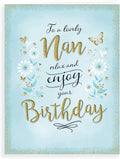 Piccadilly Greetings Modern Birthday Card Nan - 8 x 6 inches