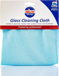 Nilco Professional Glass Cleaning Cloth, Streak-Free, Lint-Free Microfibre Cloth for Crystal Clear Shine on Windows, Mirrors & Glass Surfaces