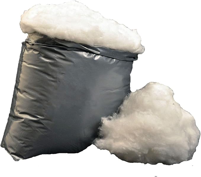 High Grade - 1 Kilo kg - Hollow Fibre Stuffing/Filling/Fill Toys, Pillows, Cushion Covers (HOLLOWFIBRE-1KG)