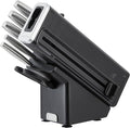 Ninja StaySharp Knife Set, Stainless Steel 6-Piece Knife Set with Integrated Sharpener, Includes Kitchen and Herb Scissors, Black K62006EUUK