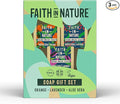 Faith In Nature Natural Handmade Soap Gift Set, Vegan and Cruelty Free, No SLS or Parabens, 3 x 100g