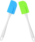 Silicone Spatulas, 2 Pcs Heat Resistant Silicone Spatula, Silicone Pastry Spatulas, Kitchen Silicone Mixing Scraper, for Cooking, Stirring, Coating, Baking and More