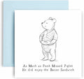 Huxters Birthday Cards for Men – Funny Bacon Sandwich Birthday Card for Dad Brother and Son – Birthday card for Her Friend – Gifts for Women Funny Birthday Card - Beautiful artwork (Empty Plate)