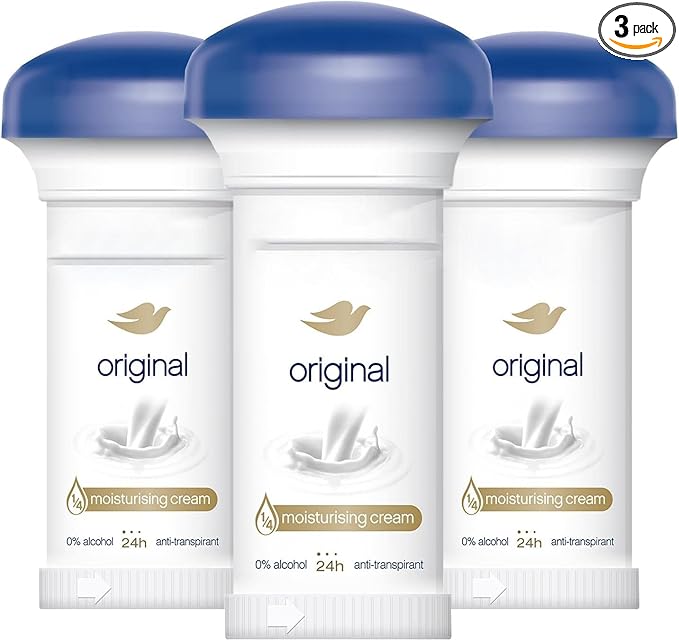 Deove Original Moisturising Cream Deodorant 50ml (3 Pack)