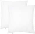 Cushion Inserts 45cm x 45cm (18" x 18"), Throw Pillow Inserts Hollowfibre Filling for Sofa, Bedding Cushion Pads (Pack of 2)