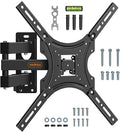 VonHaus TV Wall Bracket for 24-55" Screens, Articulating TV Bracket w/Spirit Level, Wall Mount with Tilt & Swivel, 25kg Capacity, Max VESA: 400x400mm