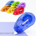 Glue tape roller, 6 Pack Double Sided Tape Roller for Crafts, 8mm x 9m Glue Tape for Scrapbooking, Craft Supplies for Scrapbook, Gift Wrapping and Photo Tape.
