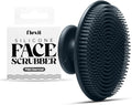 flexii® Silicone Face Scrubber - Gentle Face Scrubber for Sensitive Skin, Face Wash Brush, Facial Cleansing Tool, Baby Hair Brush, Soft Facial Exfoliator for Men and Women - Charcoal