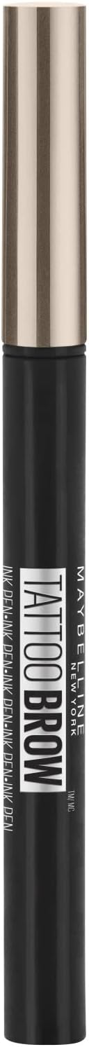 Maybelline Tattoo Brow Micro Eyebrow Microblading Eyebrow Pen Tint, Blond, 6 g (Pack of 1)