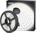 Lepro 12V LED Strip Light 5M (LED Strip Light ONLY, No Power Supply), Cool White 6000K, 300 LEDs, 2300lm Bright Daylight Tape Light for Kitchen Cabinet Bar Van TV Mirror and More[Energy Class E]