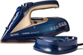 Tower T22008BLG CeraGlide Cordless Steam Iron with Ceramic Soleplate and Variable Steam Function, Blue and Rose Gold